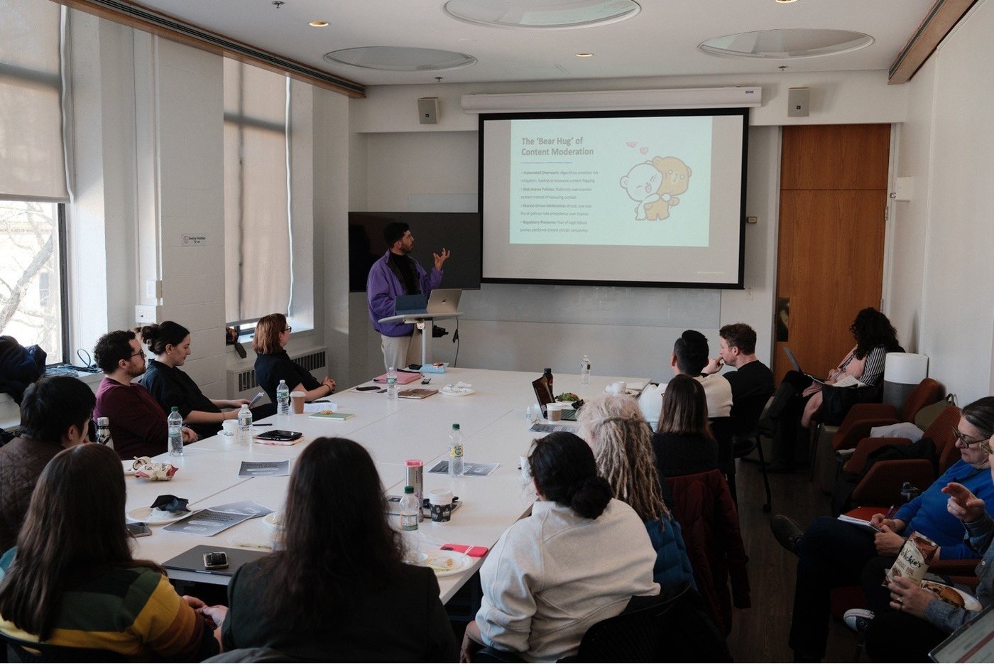 Participants at the Platforms, Algorithms and Social Justice Workshop at MIT